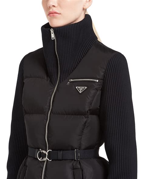 prada puffer coat|prada coat price.